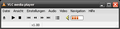 VLC media player Screenshot in Schwarz und...