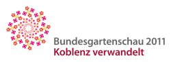 Logo of the Federal Garden Show 2011 in Koblenz