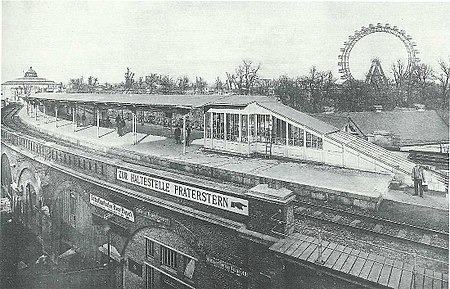 Haltestelle Praterstern circa 1910