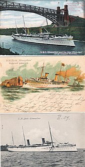 Schiff, 1893 Hohenzollern: Entwicklung und Bau, Technik, Einsatz