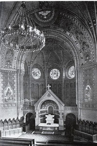 Datei:Evangelische Hauptkirche Rheydt Innenansicht 1902.jpg