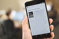 Wikipedia homepage on a large Android phone.jpg