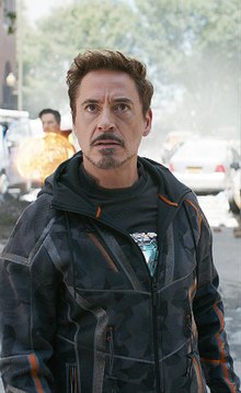 Robert Downey Jr. as Iron Man in Avengers Infinity War.jpg