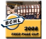 Logo Resmi untuk tahun 2008 BCHL Fred Halaman Cup Playoffs.