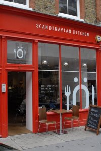 The front of Scandinavian Kitchen in London