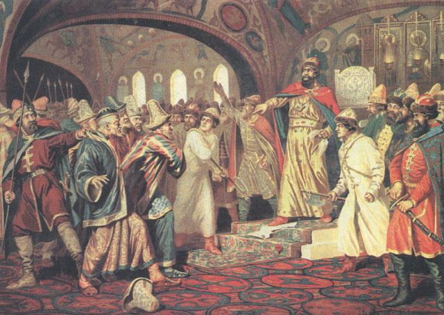 File:Kivshenko Ivan III tears off the khans missive letter.jpg