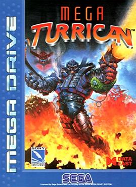 格安大特価ジェネシス　mega turrican メガタリカン　jenesis 　メガドライブ海外　 カセット　ソフト　箱付き　説明書有り タイトル