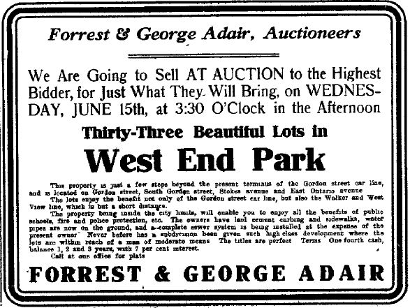 File:West End Park Lots Advertisement.jpg