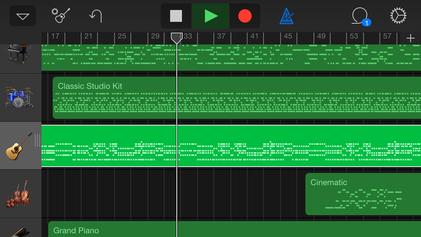 show track lock in garageband 10.0.3