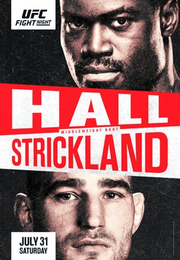 <span class="mw-page-title-main">UFC on ESPN: Hall vs. Strickland</span> 2021 MMA event