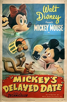 <i>Mickeys Delayed Date</i> 1947 Mickey Mouse cartoon