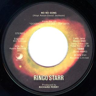 <span class="mw-page-title-main">No No Song</span> 1975 single by Ringo Starr