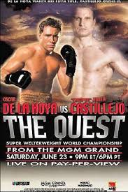 Oscar De La Hoya'ya karşı Javier Castillejo poster.jpg