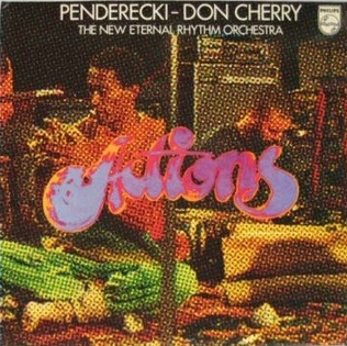 <i>Actions</i> (album) 1971 live album by Krzysztof Penderecki and Don Cherry