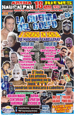 <span class="mw-page-title-main">Guerra del Golfo (2013)</span> 2013 International Wrestling Revolution Group event