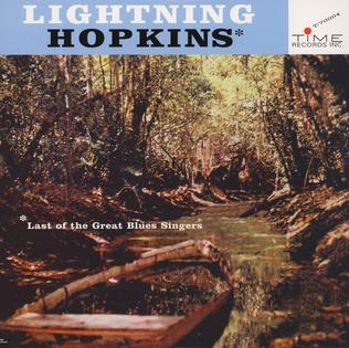 <i>Last of the Great Blues Singers</i> 1960 studio album by Lightnin Hopkins