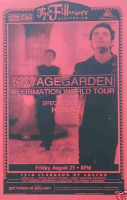 <span class="mw-page-title-main">Affirmation World Tour</span> 2000 concert tour by Savage Garden