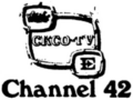 CKCO-TV logo from 1977, indicating the Sarnia channel 42 transmitter CKCO3 1977.png