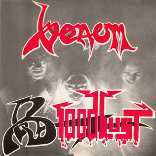 Bloodlust (Venom song) 1982 single by Venom (extreme metal band)