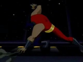 Atom Smasher as he appears in Justice League Unlimited.