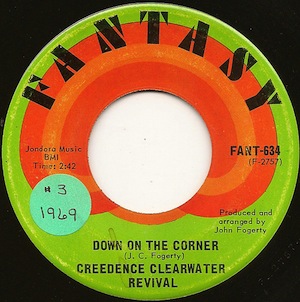 Down on the Corner single by Creedence Clearwater Revival