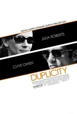 <i>Duplicity</i> (film) 2009 film by Tony Gilroy