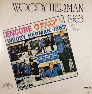 <i>Encore Woody Herman–1963</i> 1963 live album by Woody Herman