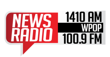 News Radio 1410 AM WPOP & 100.9 FM logo.png