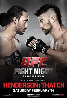 <span class="mw-page-title-main">UFC Fight Night: Henderson vs. Thatch</span> UFC mixed martial arts event in 2015