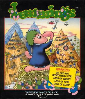 Picture of a game: Lemmings
