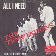 All I Need The Temptations song Wikipedia