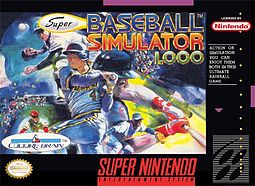 <i>Super Baseball Simulator 1.000</i> 1991 video game