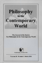 <i>Philosophy in the Contemporary World</i> Academic journal