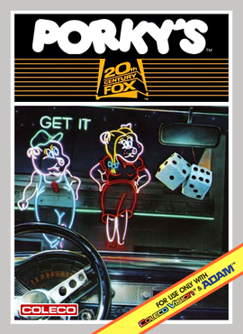 <i>Porkys</i> (video game) 1983 video game