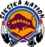The Siksika Nation is a First Nation in southern Alberta, Canada. The name Siksiká comes from the Blackfoot words sik (black) and iká (foot), with a connector s between the two words. The plural form of Siksiká is Siksikáwa. The Siksikáwa are the northernmost of the Niitsítapi, all of whom speak dialects of Blackfoot, an Algonquian language.