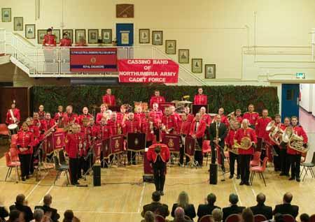 The Cassino Band in a joint concert with Royal Regiment of Fusiliers Band