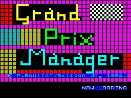 <i>Grand Prix Manager</i> (1984 video game) 1984 video game