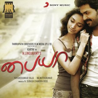 <i>Paiyaa</i> (soundtrack) 2010 soundtrack album by Yuvan Shankar Raja