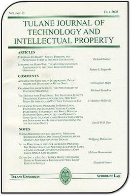 Tulane Journal of Technology and Intellectual Property