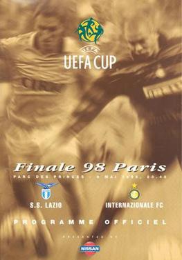 Уефа 1998. Финал Кубка УЕФА 1998. Кубок УЕФА 1997-1998 финал. Кубок УЕФА 1997. 1998 UEFA Cup Final Moriero.