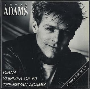 <span class="mw-page-title-main">Diana (Bryan Adams song)</span> 1985 single by Bryan Adams