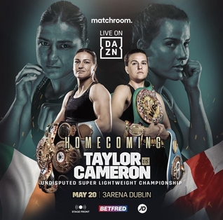 <span class="mw-page-title-main">Katie Taylor vs Chantelle Cameron</span> Professional boxing match