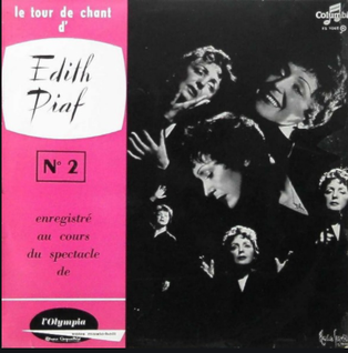 <i>Le Tour de Chant dÉdith Piaf a lOlympia - No. 2</i> 1955 live album by Édith Piaf