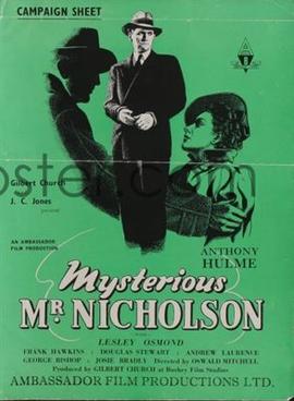 <i>The Mysterious Mr. Nicholson</i> 1947 British film