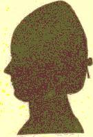 A silhouette of Sally Wister, her only known likeness