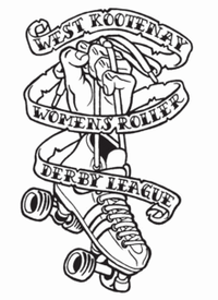 West Kootenay Women's Roller Derby League logo.png