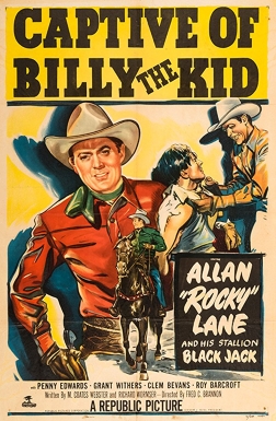 <i>Captive of Billy the Kid</i> 1952 film by Fred C. Brannon
