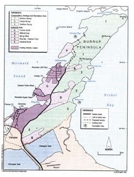 File:Land allocation map from the 1996 Burrup Peninsula Land Use Plan and Management Strategy.png