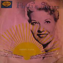 <i>Pattis Songs</i> 1954 studio album by Patti Page