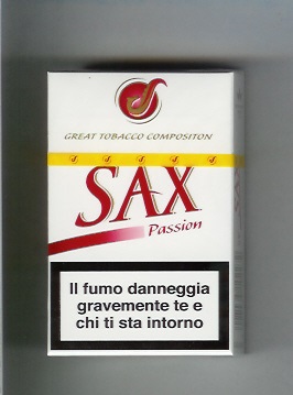 <span class="mw-page-title-main">Sax (cigarette)</span> Sax Tobacco